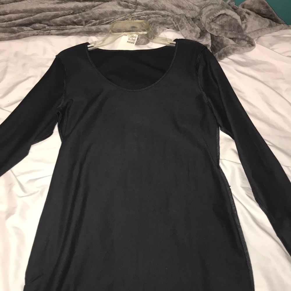 grey t-shirt dress
